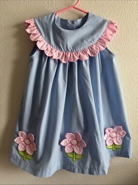 Toddler Girl’s Stitchy Fish Petal Me Pretty Dress, 3T